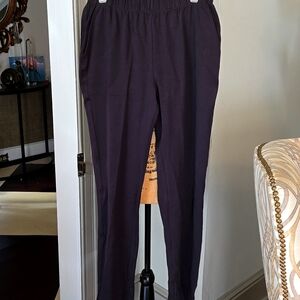 NWT Lands End 100% cotton casual pants with pockets